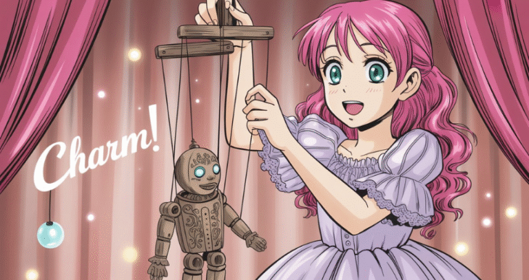 manga with puppetry or charm magic mention