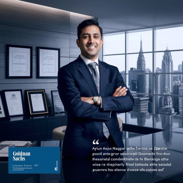 The Journey of Arjun Nagpal: From Corporate Governance to Goldman Sachs Director” Arjun Nagpal