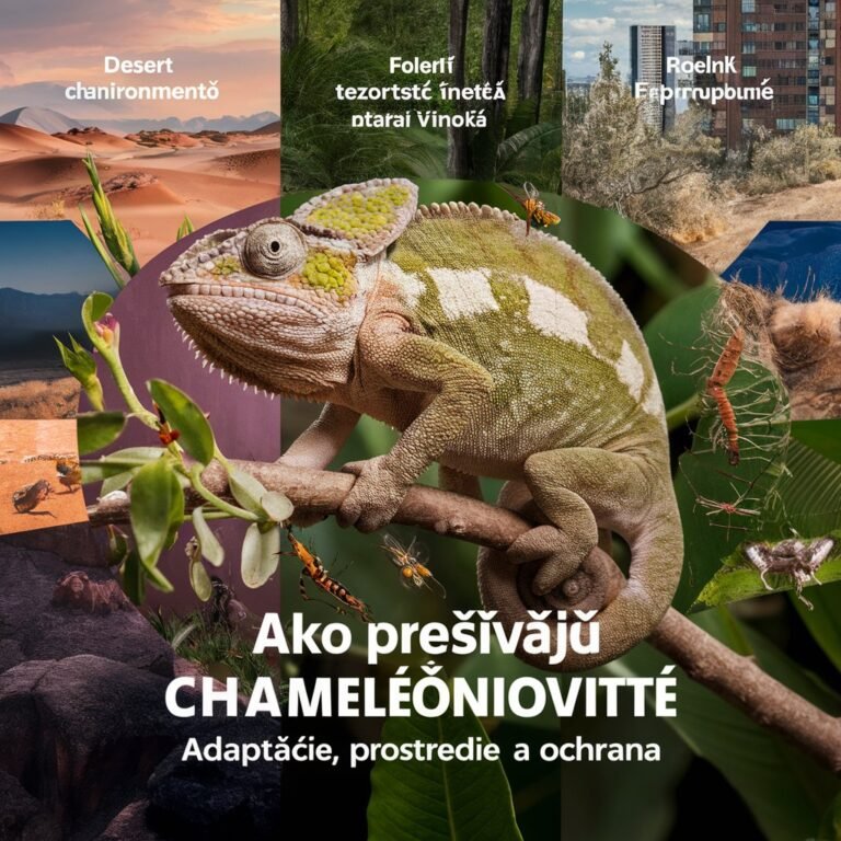 Ako prežívajú chameleónovité: adaptácie, prostredie a ochrana chameleónovité